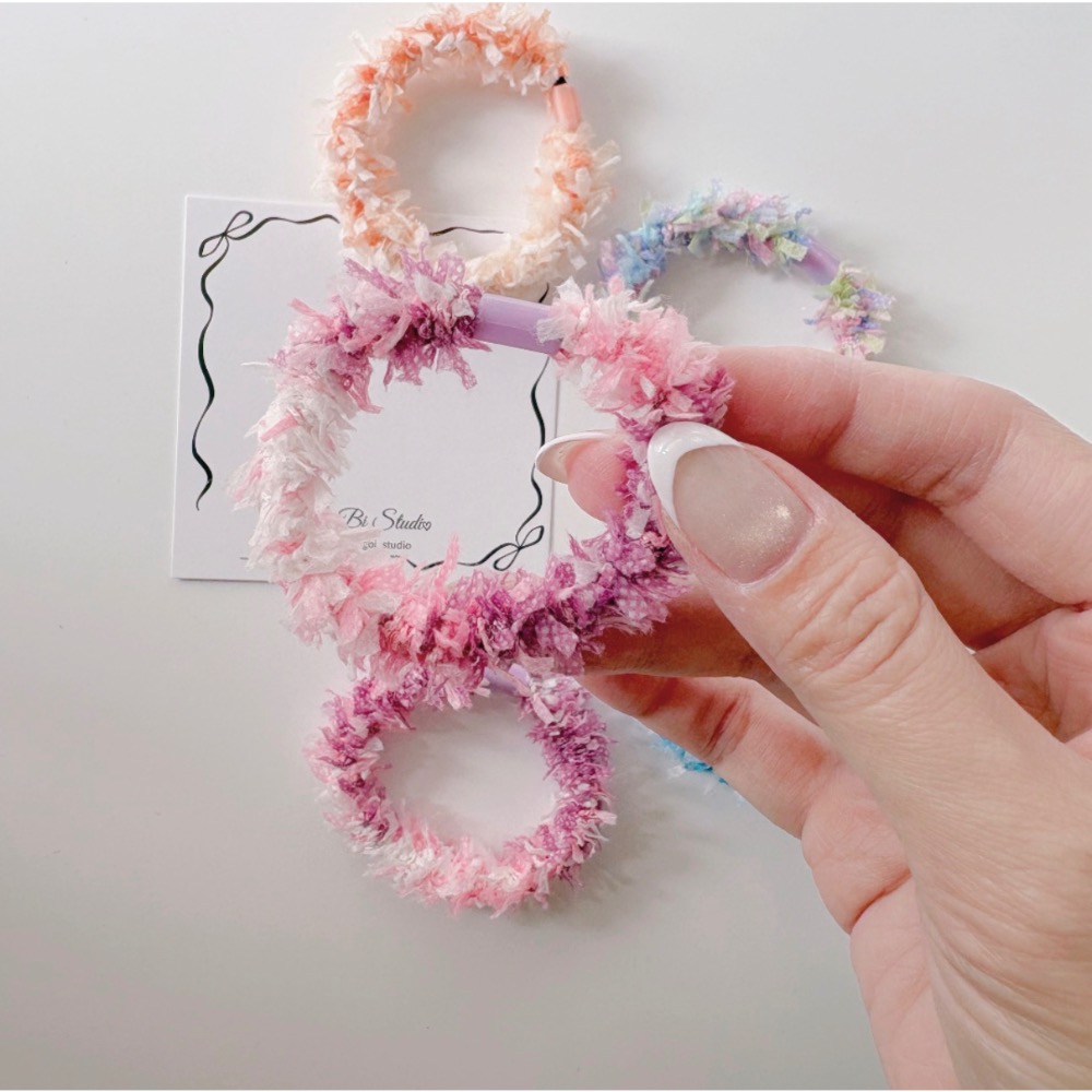 𝓨𝓪𝓷𝓰𝓑𝓲🕊️【高彈力不咬髮質感極佳 挑戰最低價【韓系氣質甜美髮圈】 V465-細節圖7