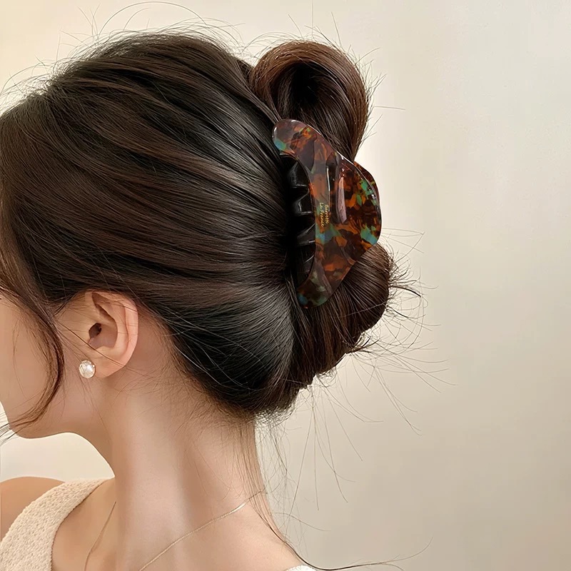 𝓨𝓪𝓷𝓰𝓑𝓲🕊️質感極佳【小清新 春夏醋酸透漾抓夾】 V468-細節圖4