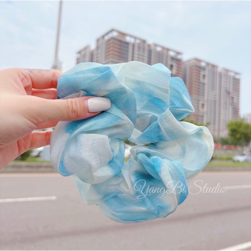 𝓨𝓪𝓷𝓰𝓑𝓲🕊️正韓質感佳🇰🇷紮染設計特大大腸圈 V514-細節圖10