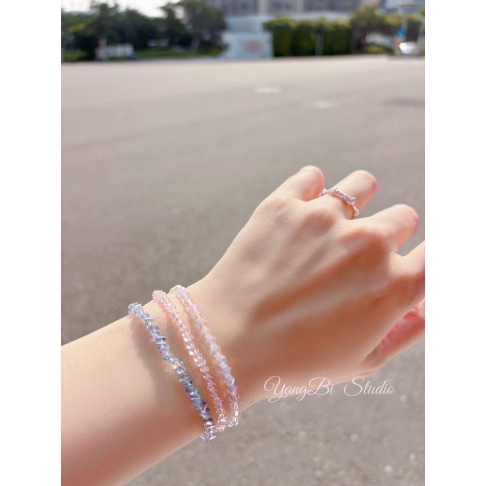 𝓨𝓪𝓷𝓰𝓑𝓲🕊️【超閃！疊戴更好看 奧地利尖晶手鍊】 Y978-細節圖7