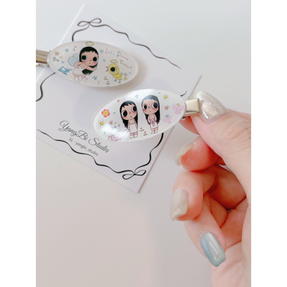 𝓨𝓪𝓷𝓰𝓑𝓲🕊️特惠一對入｜小女孩髮夾 V532-細節圖5