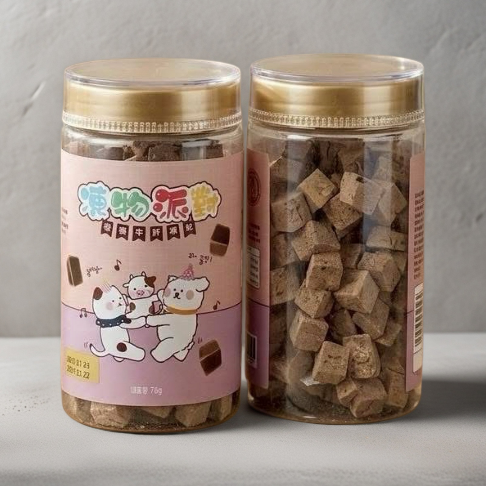 【貓找泥】Animal Party 凍物派對 新鮮雞肉/鴨胸肉凍乾/生骨肉/虱目魚/牛肉/鮪魚罐裝 狗貓零食-規格圖6