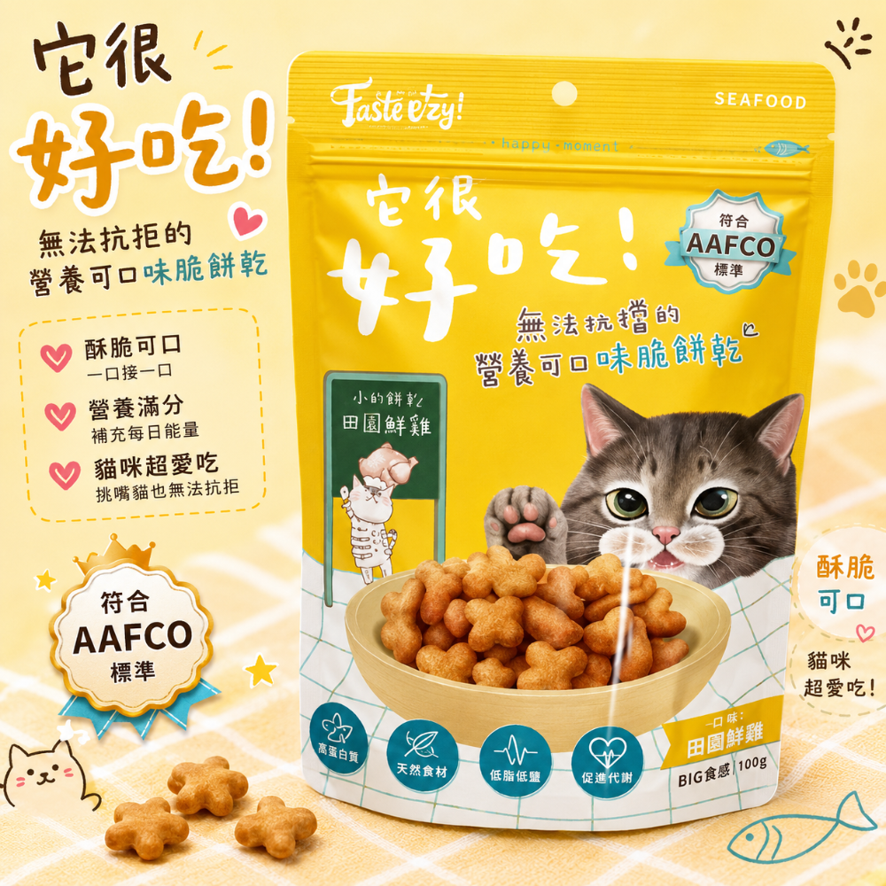 Eat＇s 易特廚 快樂時光咔脆餅乾100g-規格圖5