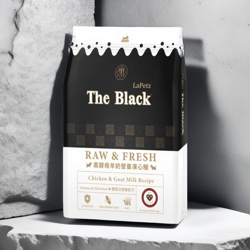 【貓找泥】The Black 樂倍 黑酵母羊奶營養/魚油 美毛凍心狗糧 貓糧400g-1.5kg-規格圖6