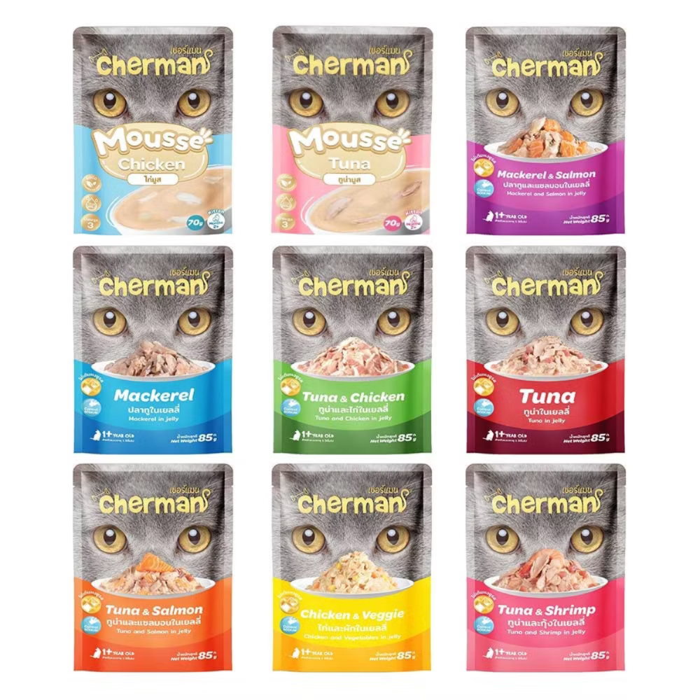 【貓找泥】Cherman 切爾蔓 無穀貓餐包85g-細節圖2