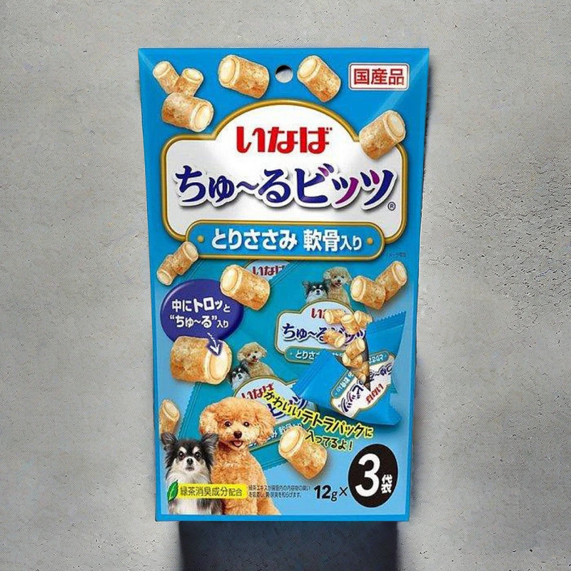 【貓找泥】Ciao 啾嚕 狗狗捲心酥塊12g*3入-細節圖3