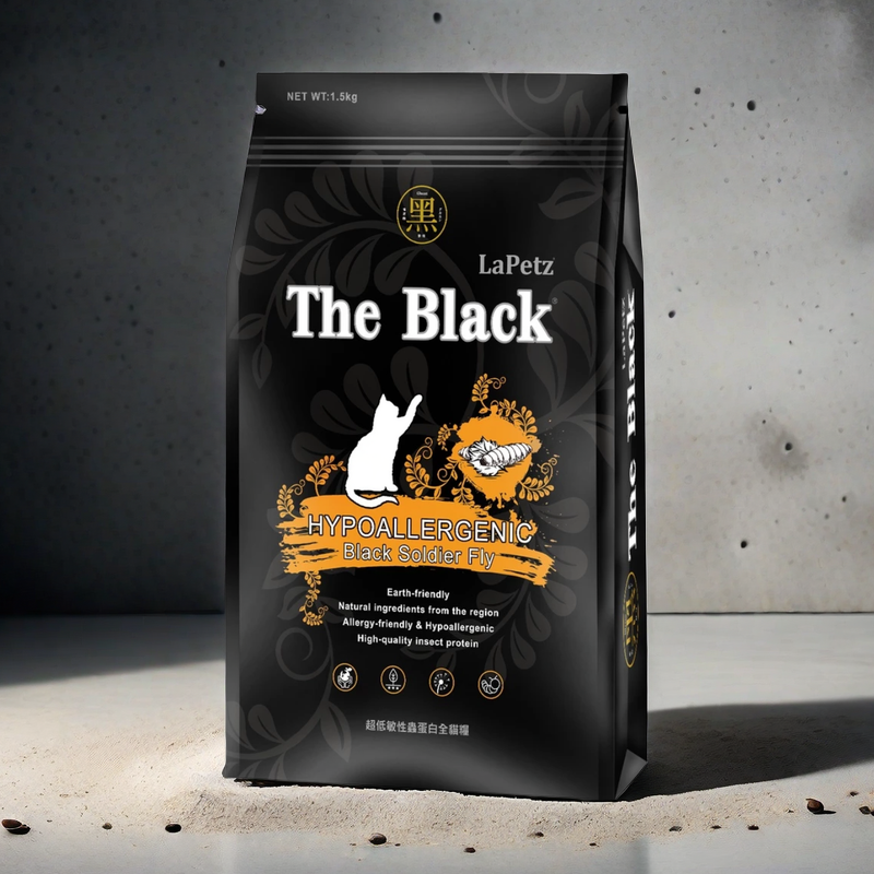【貓找泥】樂倍 The Black 黑水虻蟲蛋白貓飼料 狗飼料 單一肉源400g-1.5kg-規格圖4
