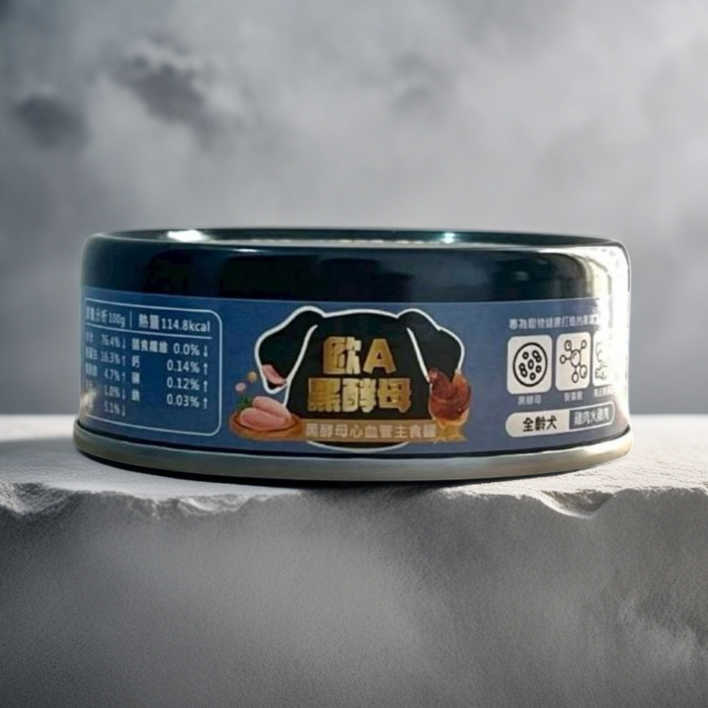【貓找泥】歐A-黑酵母機能主食狗罐 98%鮮肉主食80g-規格圖7