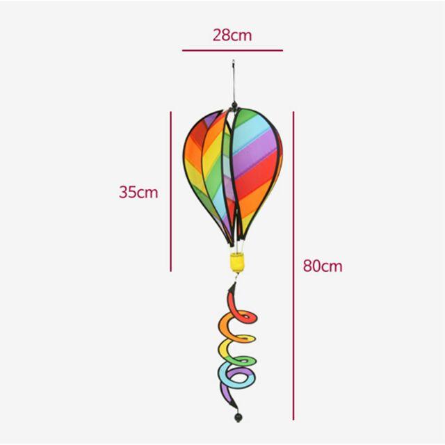 戶外/居家/露營/裝飾 出口韓國兒童風車/七彩熱氣球風車/風條-細節圖4