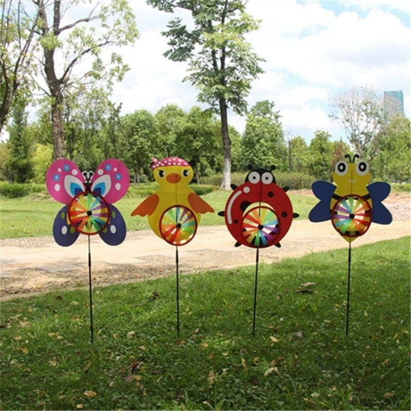 昆虫肚裡轉風車 幼兒活動兒童玩具風車-細節圖4