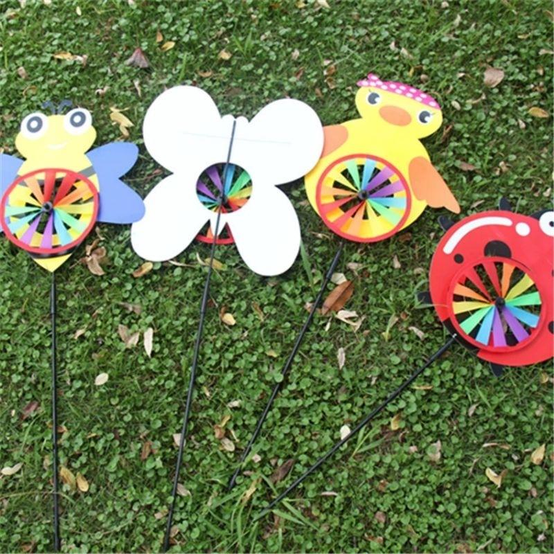 昆虫肚裡轉風車 幼兒活動兒童玩具風車-細節圖6