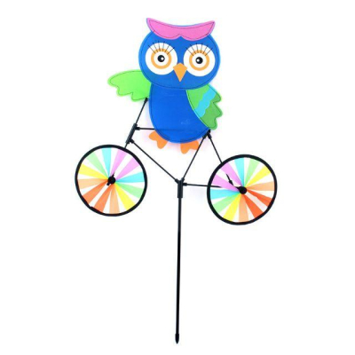戶外風車 騎自行車 貓頭鷹 兒童玩具