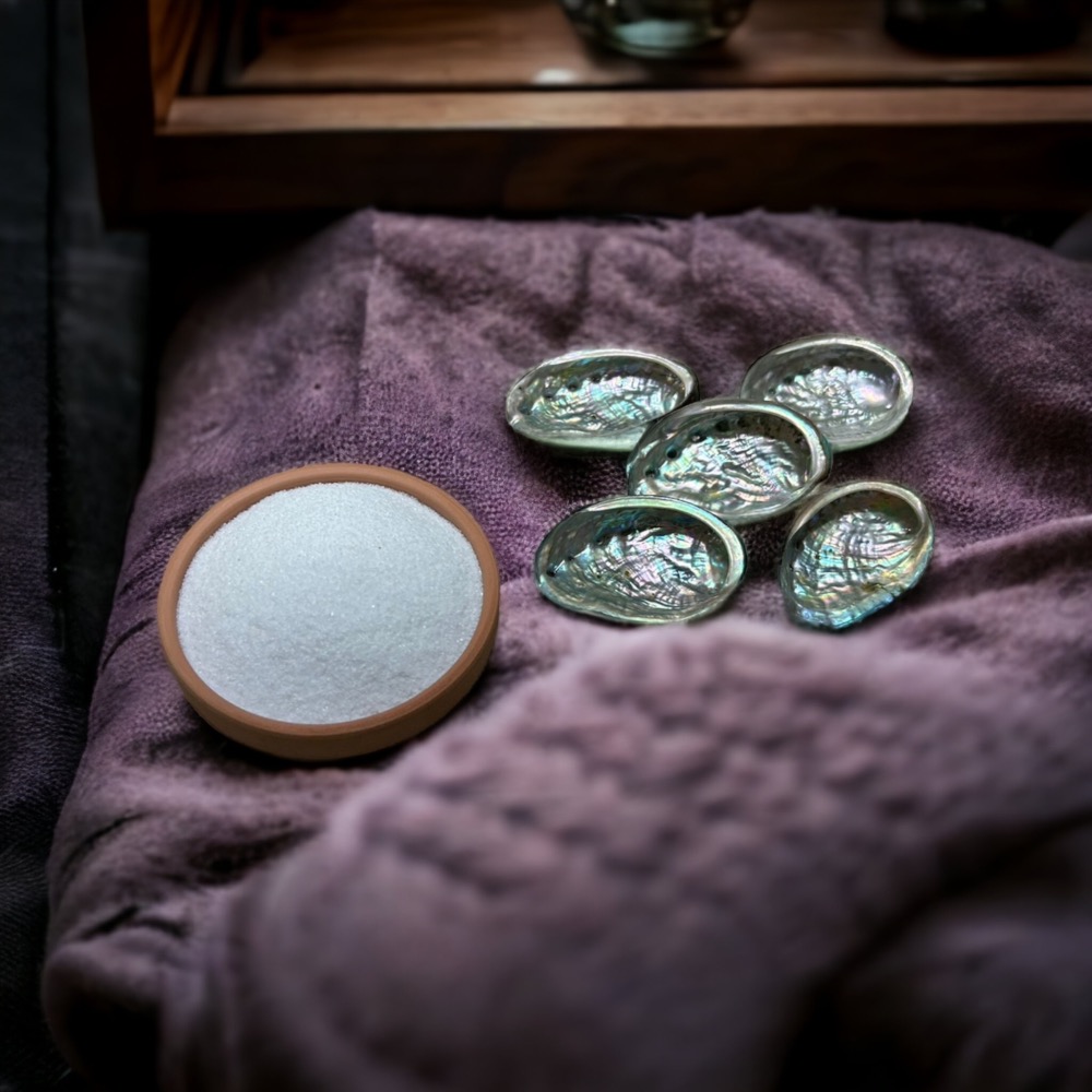 【光之淨化】秘魯聖木 白鼠尾草  藍鼠尾草 雪松 錐香 炭餅 白色 底沙 鮑魚殼 淨化水晶 淨化空間-細節圖4