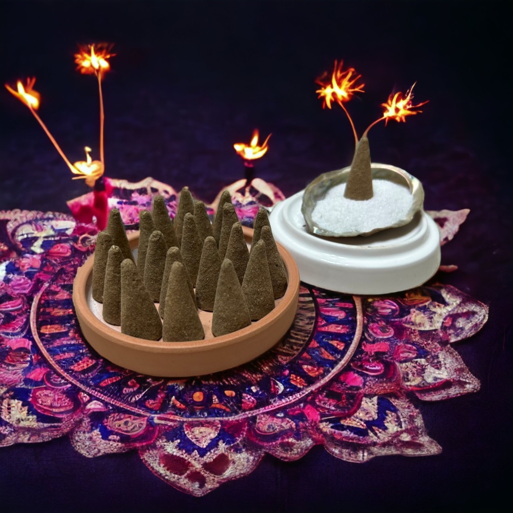 【光之淨化】秘魯聖木 白鼠尾草  藍鼠尾草 雪松 錐香 炭餅 白色 底沙 鮑魚殼 淨化水晶 淨化空間-細節圖6