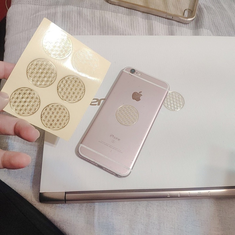 【光之淨化】生命之花 荷魯斯之眼 麥達昶 靈氣符號 金泊燙金系列 貼紙 頻率 能量 招財 脈輪 愛-細節圖3
