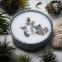 【手工蠟燭】海鹽鼠尾草/玫瑰/薰衣草 精油香氛 淨化空氣 放鬆心情【光之淨化】-規格圖5