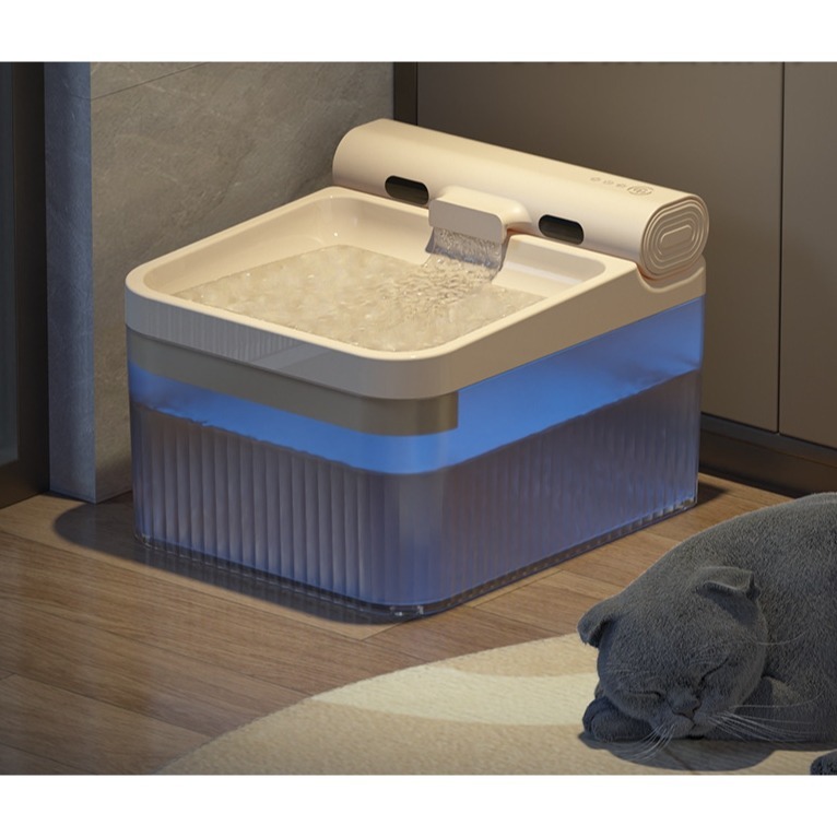 【meowgic喵星科技】台灣出貨 4公升無線自動寵物飲水機 / 智能飲水機 免插電 大容量 貓咪過濾飲水器 貓飲水機-規格圖1