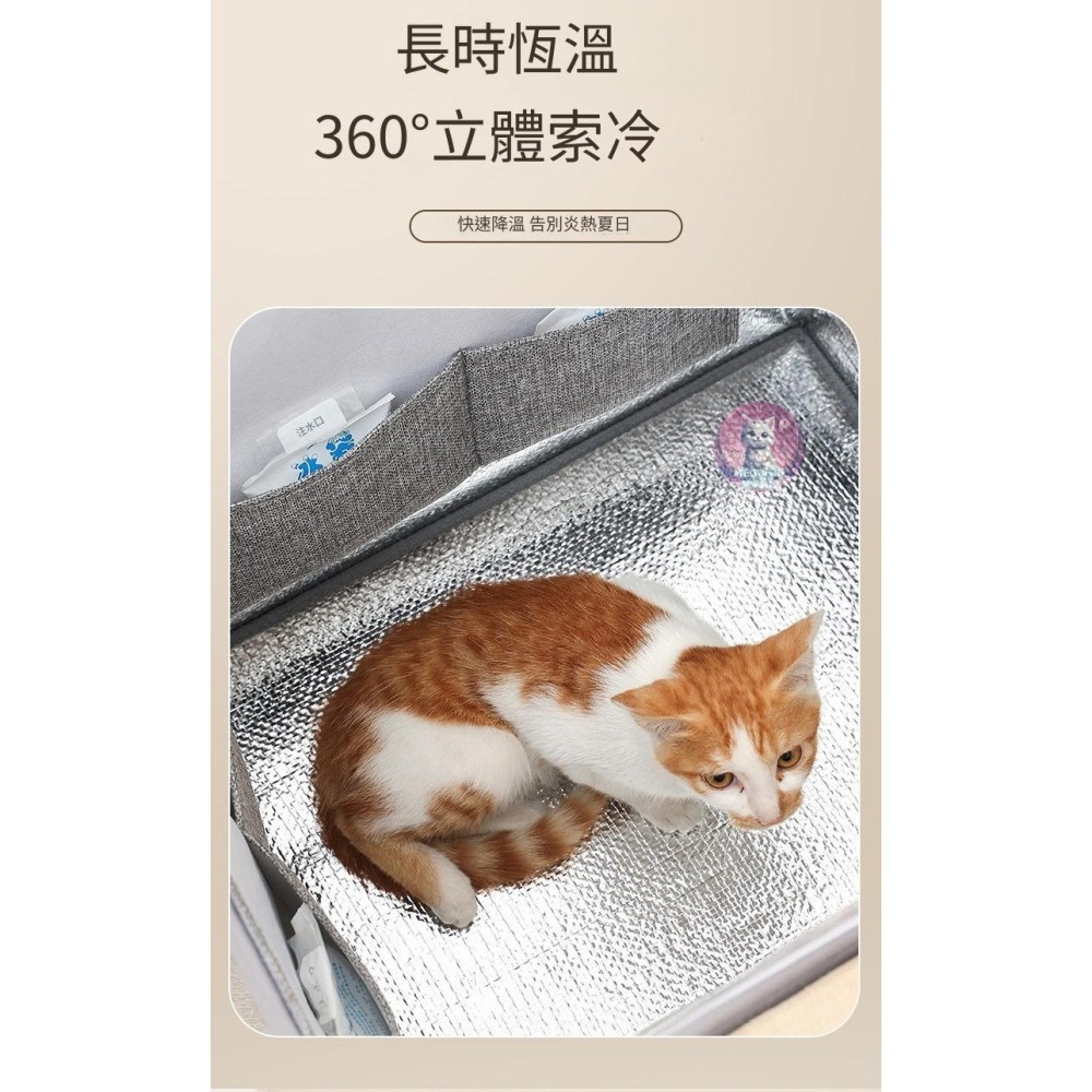 【meowgic喵星科技】寵物空調房 猫咪空調屋 寵物降溫 倉鼠冰屋 狗窩 凉窩冰窩 睡覺的猫猫窩夏天降溫神器 寵物冰屋-細節圖4