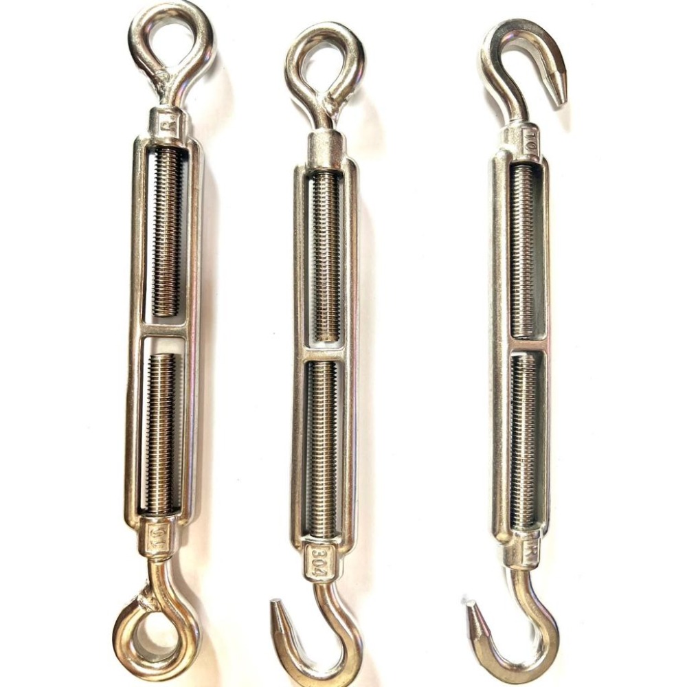 咻咻五金×　白鐵伸縮器 白鐵鬆緊螺絲 雙鉤 鉤對鉤 鉤對圓 12mm另有賣場-細節圖2