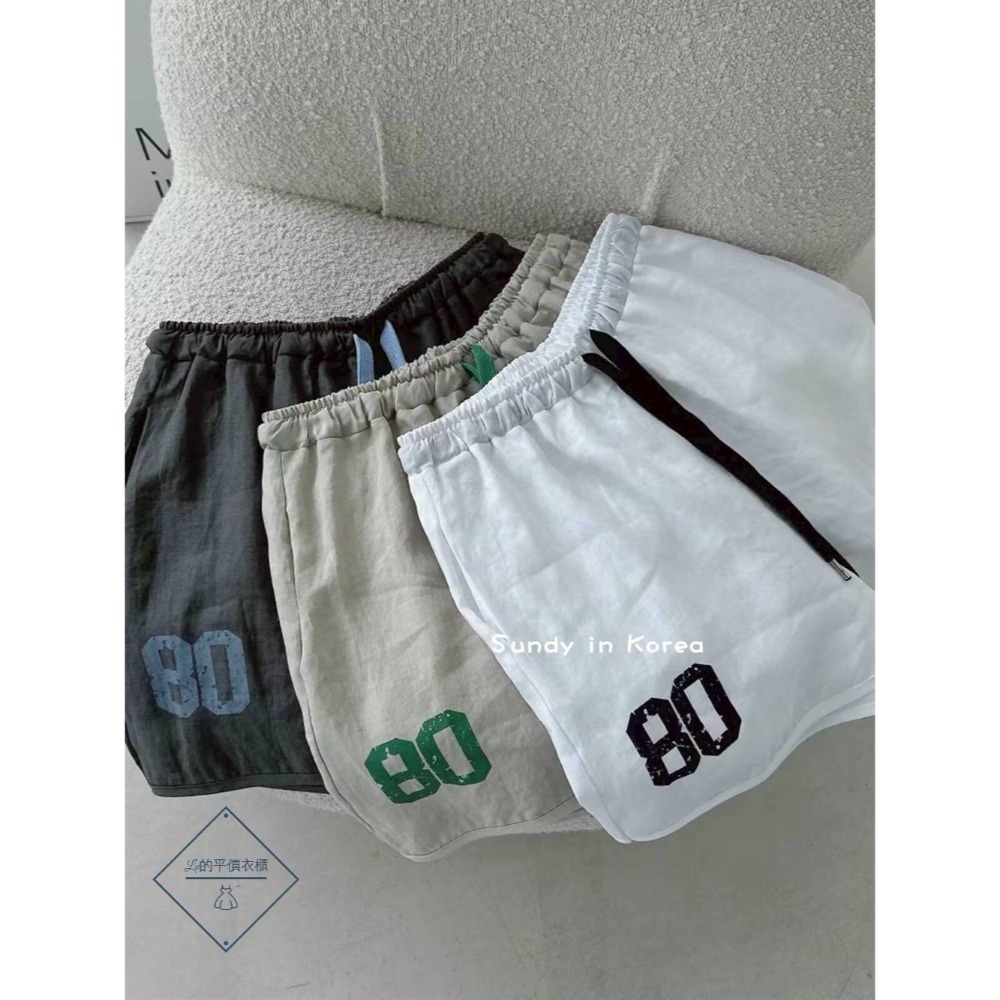🌿Lu的平價衣櫃🌿🌸現貨83248-3✔️韓系簡約運動風字母印花撞色連帽上衣+休閒短褲套裝#套裝#短褲#連帽#撞色-細節圖4