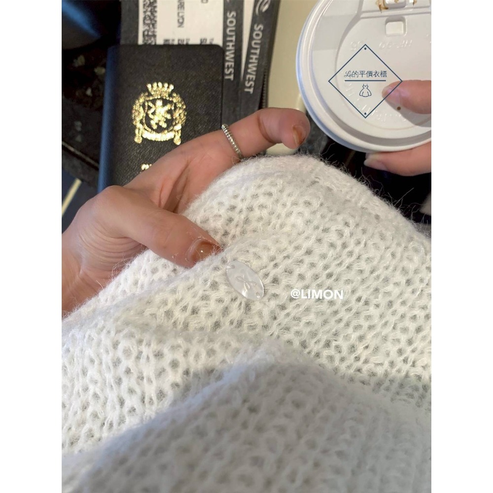 🌿Lu的平價衣櫃🌿🌸現貨08202-21✔️韓系質感檸檬家🍋THE LIMON韓系氣質背心（含20%馬海毛））-細節圖5