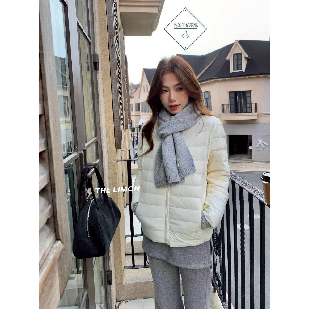 🌿Lu的平價衣櫃🌿🌸現貨A01-03-TM1189-41✔️韓系質感檸檬家🍋THE LIMON立領保暖羽絨外套-細節圖3