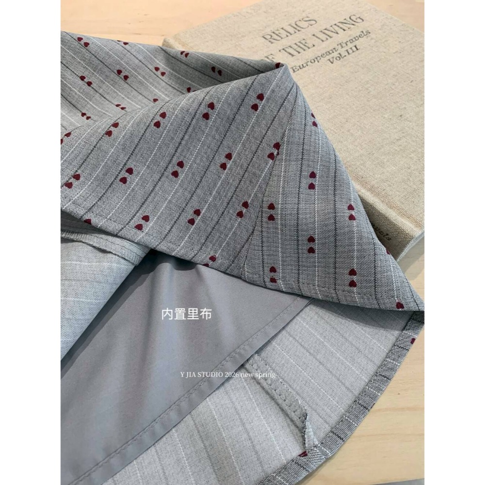 🌿Lu的平價衣櫃🌿🌸現貨3351-38✔️韓系質感家🇰🇷法式氣質小桃心♠A字背心洋#洋裝#短洋-細節圖10