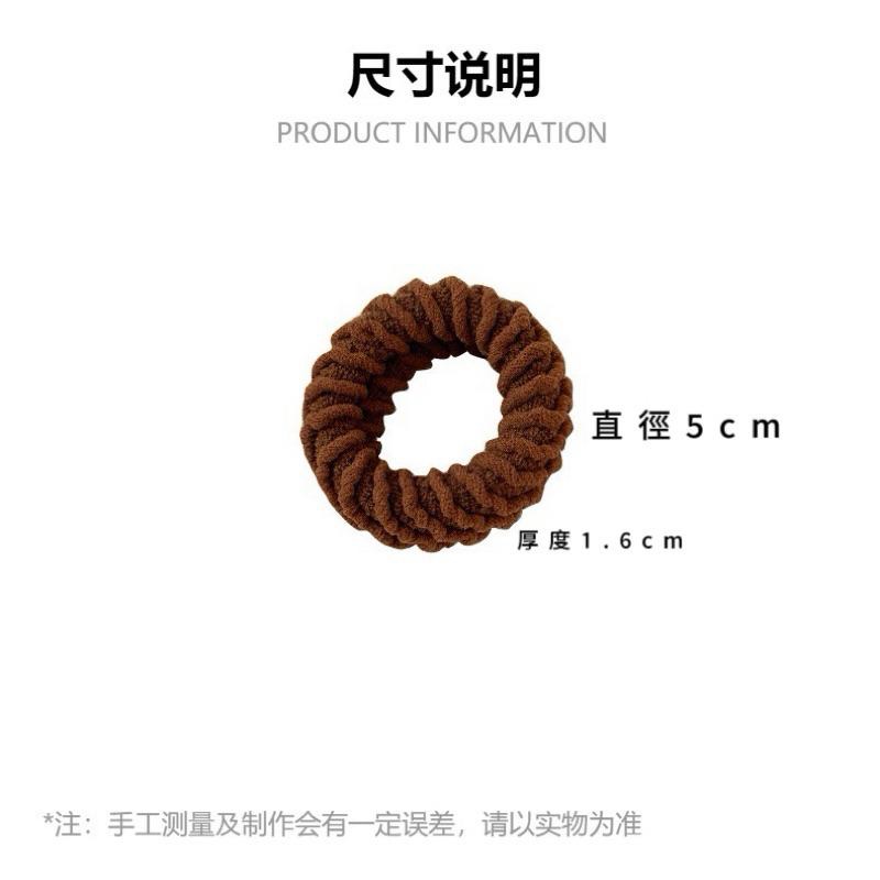 【老闆的娘】高雄現貨 隔日出 超耐用加粗髮圈 彈力斜紋髮圈 無接縫髮圈 不咬髮 高馬尾髮束 包頭 髮飾-細節圖4