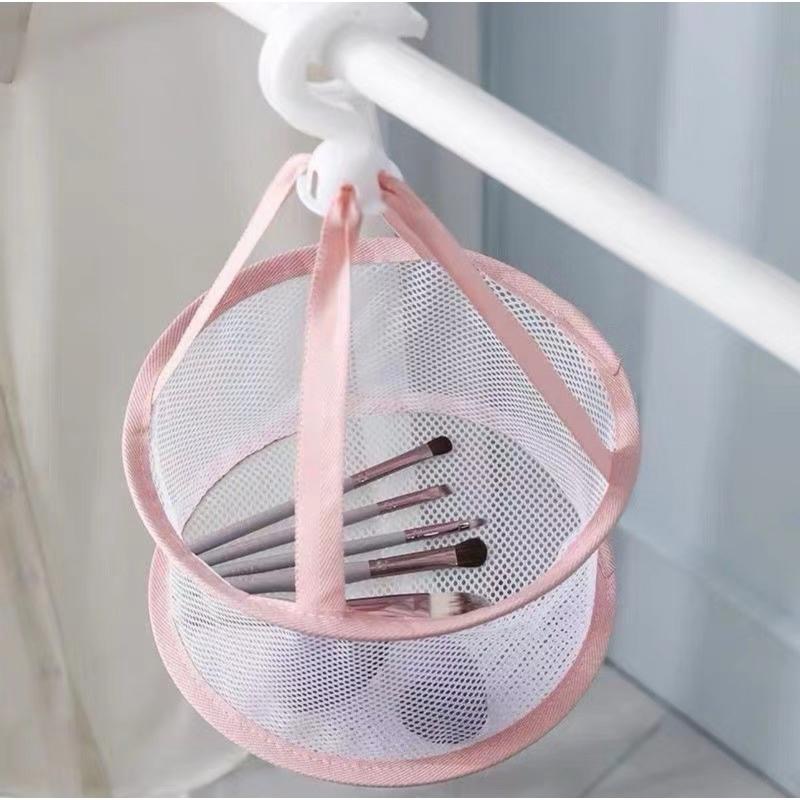 【老闆的娘】高雄現貨 隔日出 防風透氣網狀曬乾神器 網狀曬乾掛鉤 美妝蛋曬乾架 刷具曬乾網 粉撲晾乾網 多功能晾乾網-細節圖8