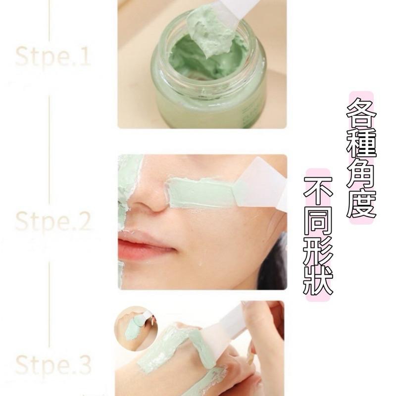【老闆的娘】高雄現貨 隔日出 迷你面膜刷 面霜刷 敷臉刷 小矽膠刷 矽膠面膜刷 美容刷 攪拌棒 刮勺挖棒 泥膜刷-細節圖7