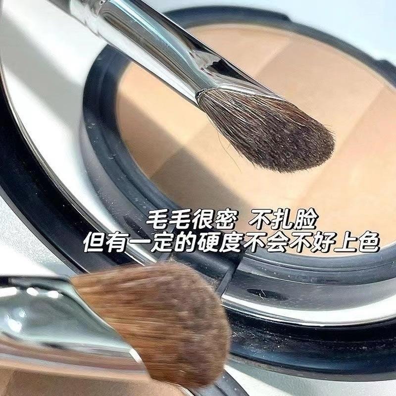 【老闆的娘】高雄現貨 隔日出 小紅書推薦鐮刀鼻影刷子 修容刷 陰影刷側影刷 指腹刷 化妝刷 斜頭陰影刷 柔軟小馬毛刷-細節圖9