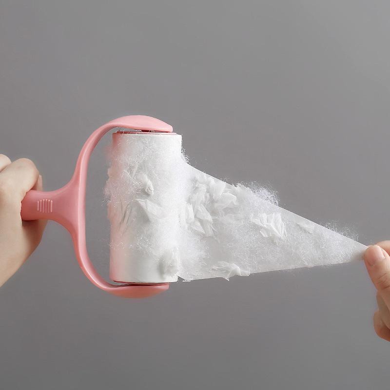 【老闆的娘】高雄現貨 隔日出 可替換芯 寵物黏毛滾輪 黏毛滾筒 除塵紙 黏毛器 寵物黏毛器補充包 黏地板 黏灰塵 黏頭髮-細節圖8