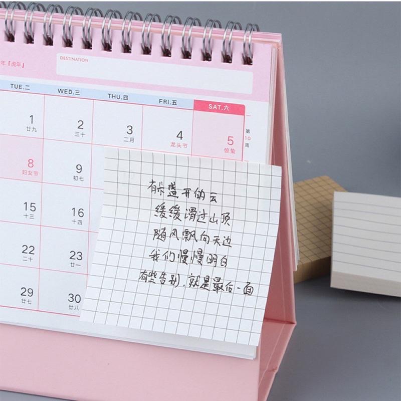 【老闆的娘】高雄現貨 網格便利貼 簽貼紙 橫線便條紙 N次貼 便利貼 筆記重點貼 標籤貼 手帳 紙-細節圖6