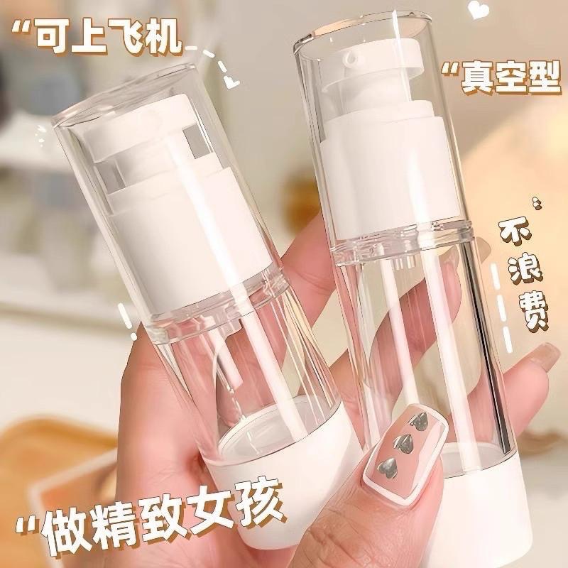 【老闆的娘】高雄現貨 真空分裝空瓶 防壓防漏 噴霧分裝瓶 分裝罐 沐浴乳分裝 乳液分裝瓶 保養空瓶 噴霧按壓空罐-細節圖8