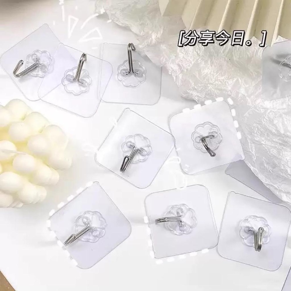 【老闆的娘】高雄現貨 免打洞掛勾 免釘無痕掛勾貼 強力黏貼 掛鉤貼 牆面收納 鑰匙掛勾 證件掛鉤 門面吊飾收納-細節圖2
