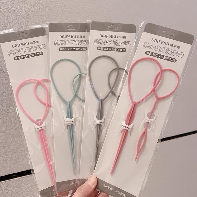 【老闆的娘】高雄現貨 兒童穿髮針兩件組 編髮神器 穿髮棒 編髮工具 造型拉髮針 女孩美髮小物-細節圖7