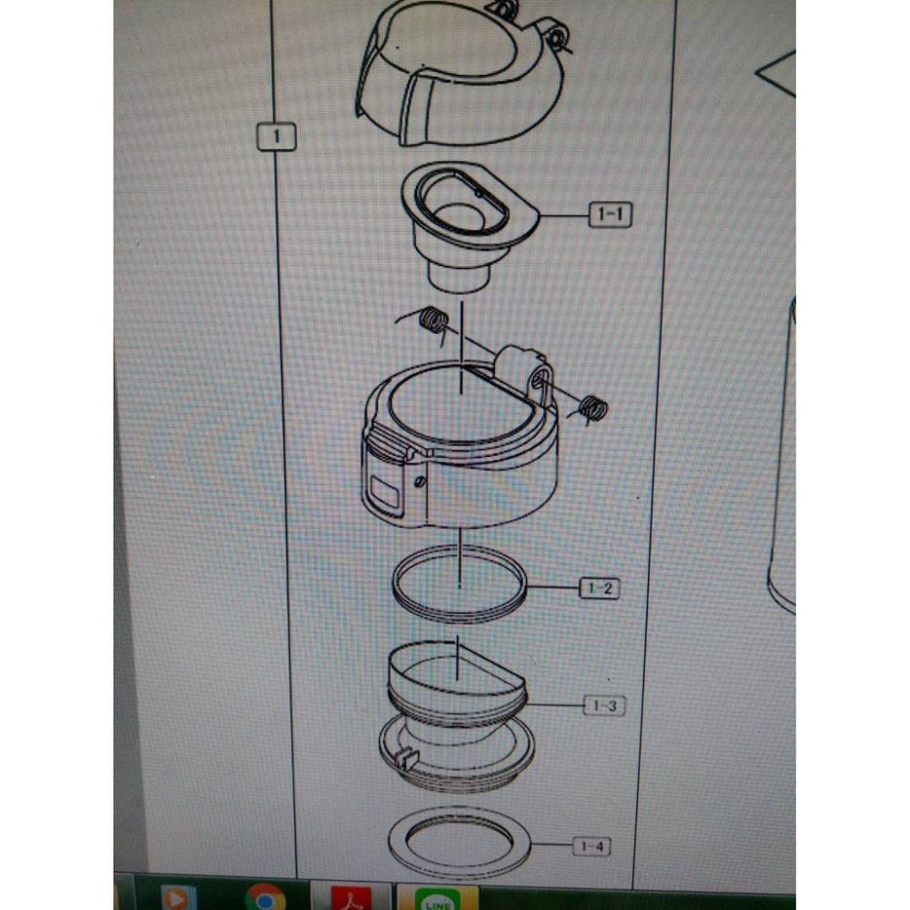 [TIGER虎牌] 保溫杯零件 MMQ-S上蓋墊卷-細節圖3