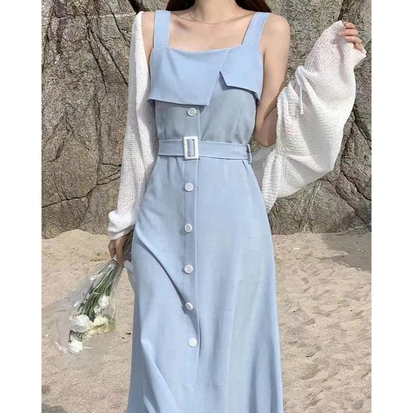 正韓🇰🇷小熊軟糖吊帶裙-細節圖3