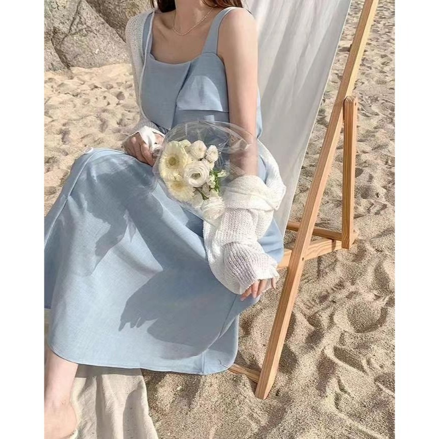 正韓🇰🇷小熊軟糖吊帶裙-細節圖4