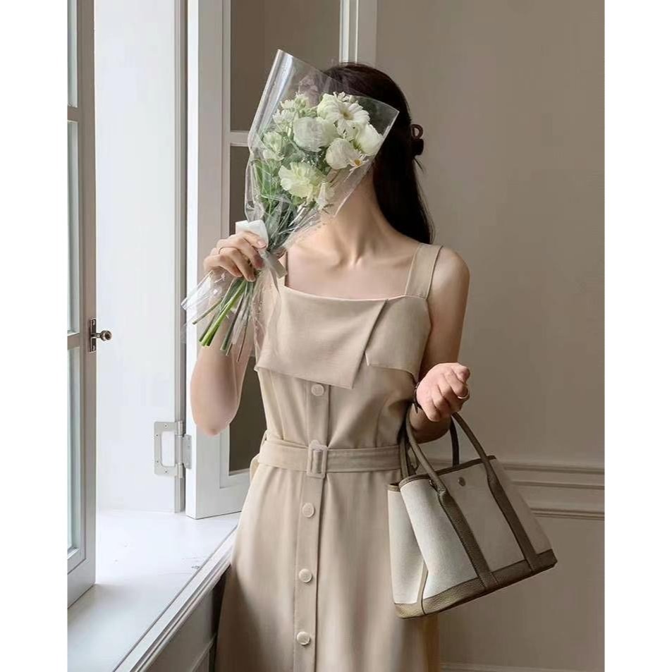 正韓🇰🇷小熊軟糖吊帶裙-細節圖5