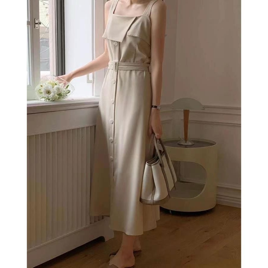 正韓🇰🇷小熊軟糖吊帶裙-細節圖6