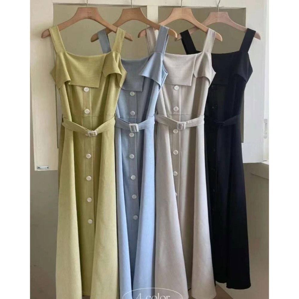 正韓🇰🇷小熊軟糖吊帶裙-細節圖7