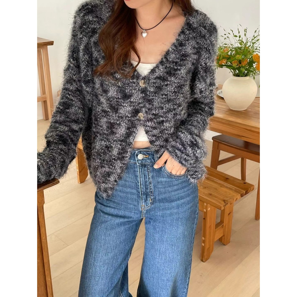 正韓🇰🇷秋冬針織外罩-細節圖5
