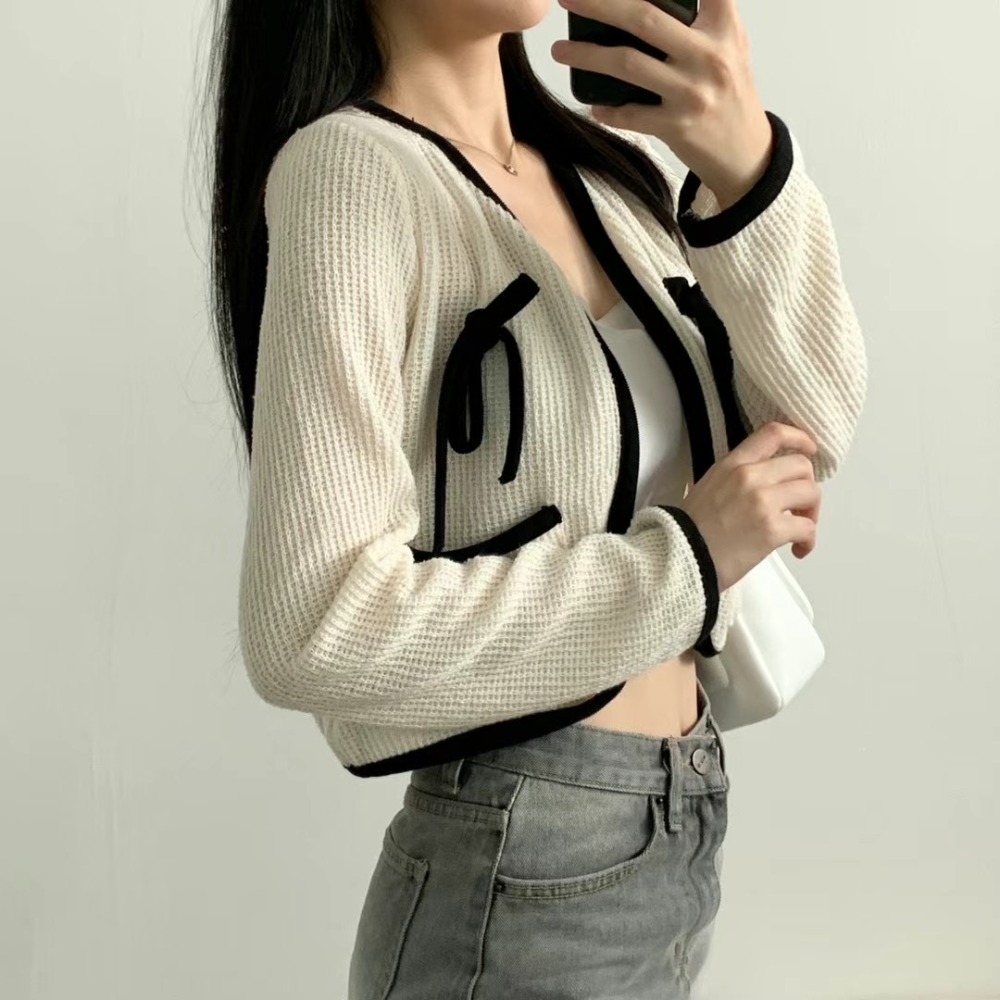 正韓🇰🇷清新口袋針織外-規格圖9