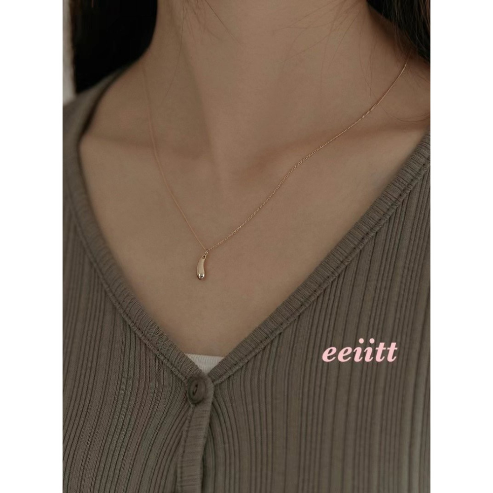 正韓🇰🇷勿忘我‧925純銀鎖骨鍊-細節圖3