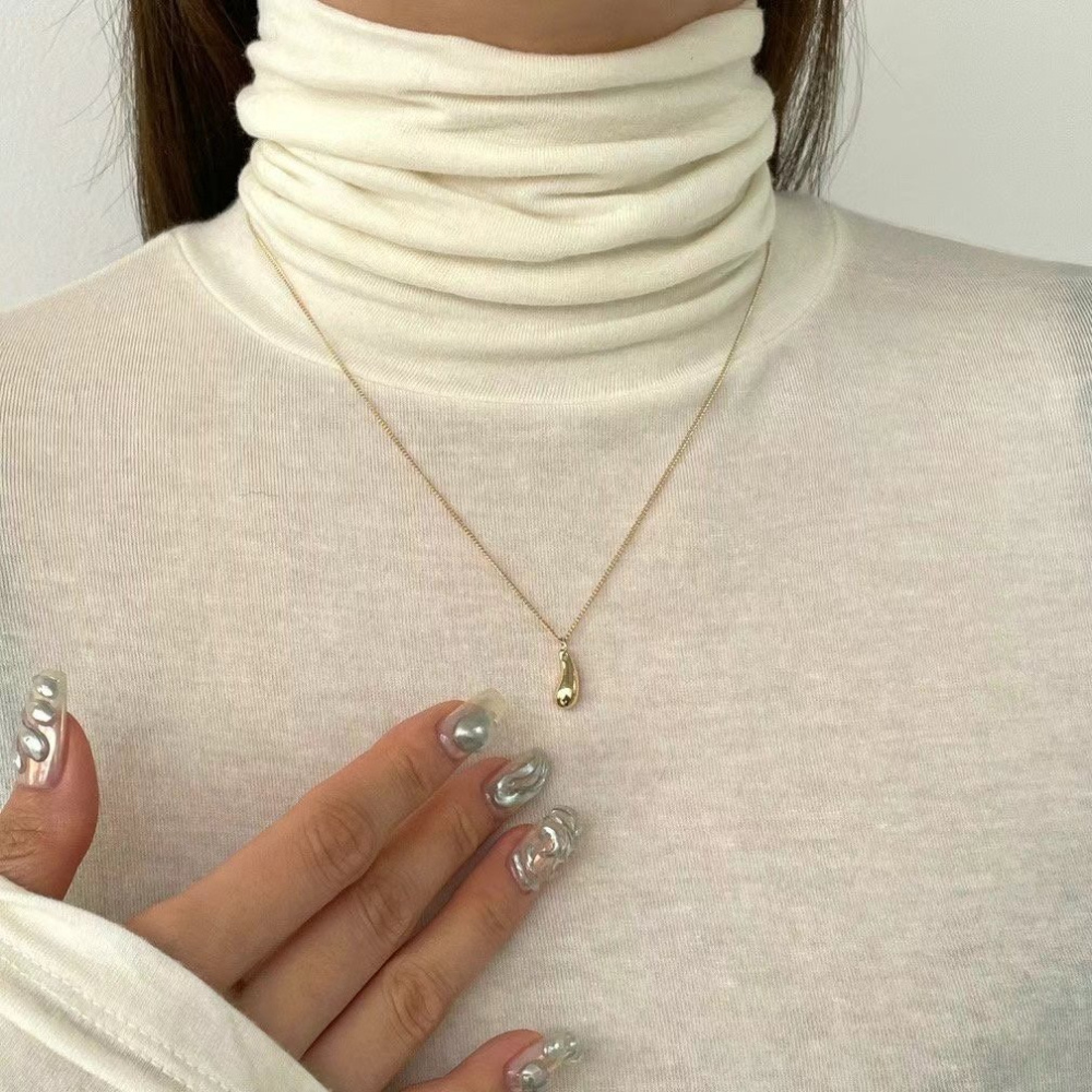 正韓🇰🇷勿忘我‧925純銀鎖骨鍊-細節圖4