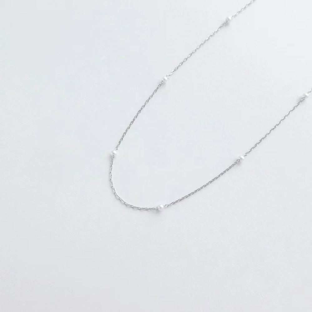 正韓🇰🇷珍視遇見‧925珍珠鎖骨鍊-細節圖8