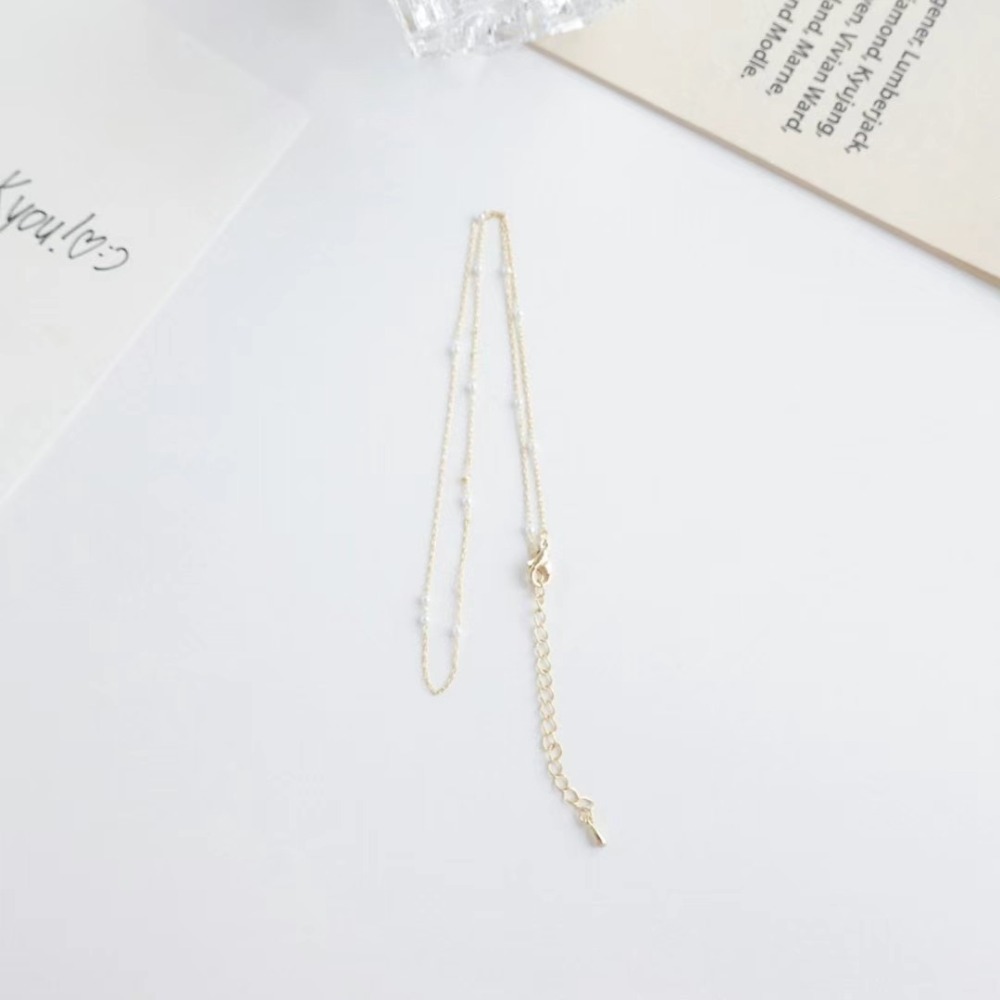 正韓🇰🇷珍視遇見‧925珍珠鎖骨鍊-規格圖9