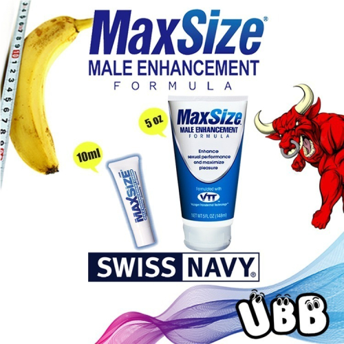 美國SWISS NAVY MAX SIZE 瀟灑男士能量保養凝膠 MALE ENHANCEMENT FORMULA