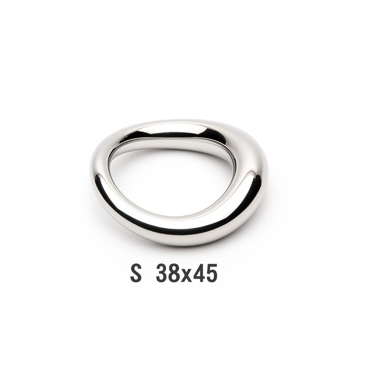 第二代人體工學不鏽鋼彎曲屌環STAINLESS STEEL COCK RING ERGO X立體彎曲造型更服貼-規格圖5